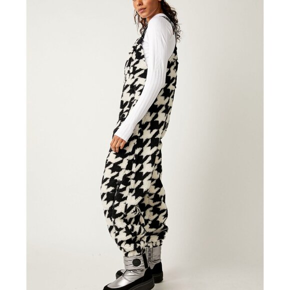 🆕 FP MOVEMENT Hit The Slopes Printed Salopette / Houndstooth Combo - Picture 3 of 6